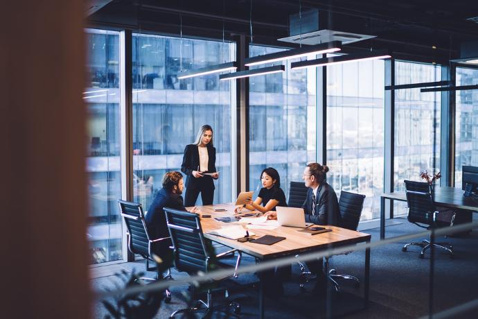 Réunion affaire entreprise PME